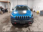 2017 Jeep Cherokee Trailhawk 4x4 Blue vin: 1C4PJMBSXHW648732