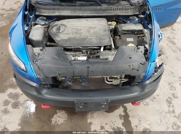 1C4PJMBSXHW648732 2017 JEEP CHEROKEE Blue უკანა ხედი