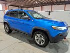 2019 Jeep Cherokee Trailhawk Blue vin: 1C4PJMBX0KD201003