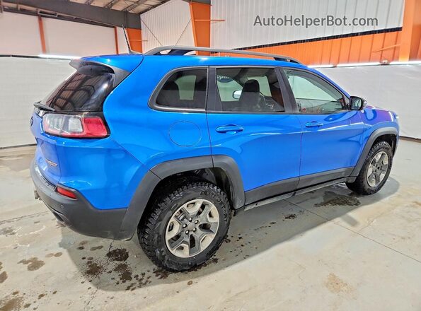 1C4PJMBX0KD201003 2019 JEEP CHEROKEE Blue Rear right