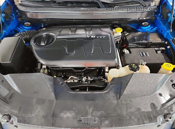 1C4PJMBX0KD201003 2019 JEEP CHEROKEE Blue Engine compartment view