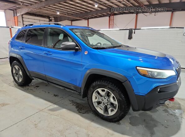 1C4PJMBX0KD201003 2019 JEEP CHEROKEE Blue 