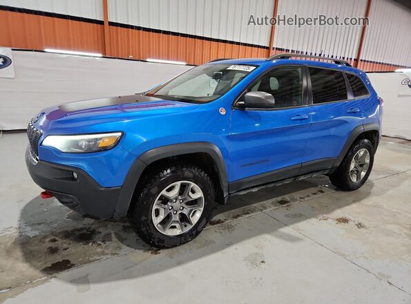1C4PJMBX0KD201003 2019 JEEP CHEROKEE Blue 