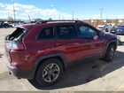 2019 Jeep Cherokee Trailhawk 4x4 Burgundy vin: 1C4PJMBX2KD361674