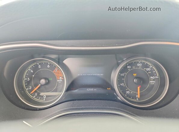 1C4PJMBX3MD241675 2021 JEEP CHEROKEE White Instrument cluster view