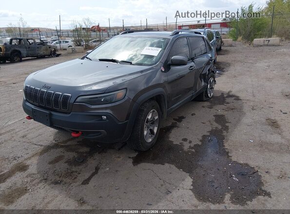 1C4PJMBX7KD328797 2019 JEEP CHEROKEE Gray წინა მარცხენა ხედი სამი მეოთხედიდან
