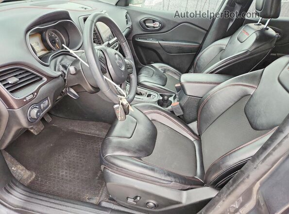 1C4PJMBX7ND531810 2022 JEEP CHEROKEE Угольный Вид салона спереди