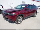 2020 Jeep Cherokee Latitude 4x4 Maroon vin: 1C4PJMCB2LD581949