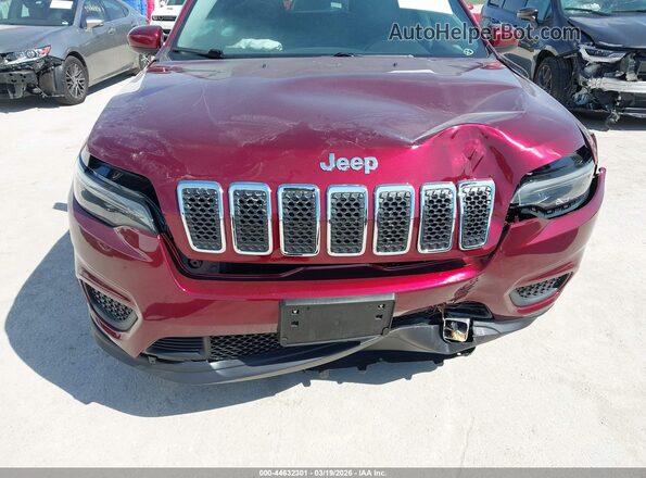1C4PJMCB2LD581949 2020 JEEP CHEROKEE Maroon Front view