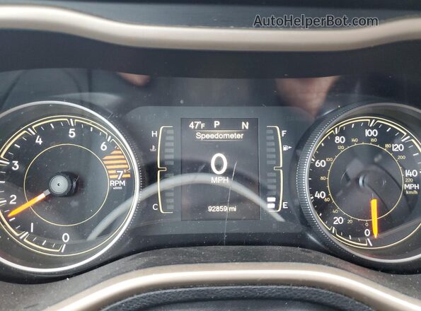 1C4PJMCB4JD554524 2018 JEEP CHEROKEE Blue Widok zestawu wskaźników