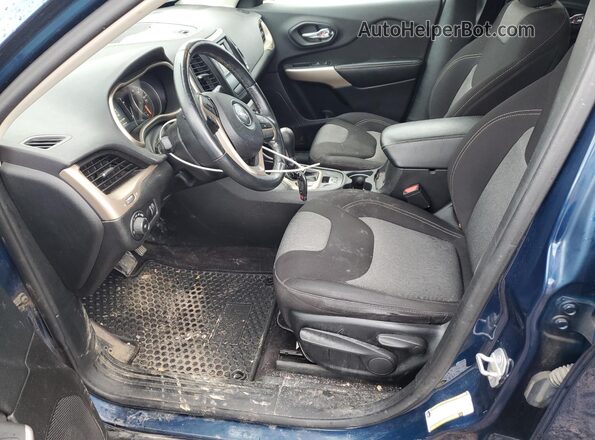 1C4PJMCB4JD554524 2018 JEEP CHEROKEE Blue Widok wnętrza z przodu