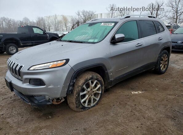 1C4PJMCB6JD551124 2018 JEEP CHEROKEE Серебряный Передняя левая четверть
