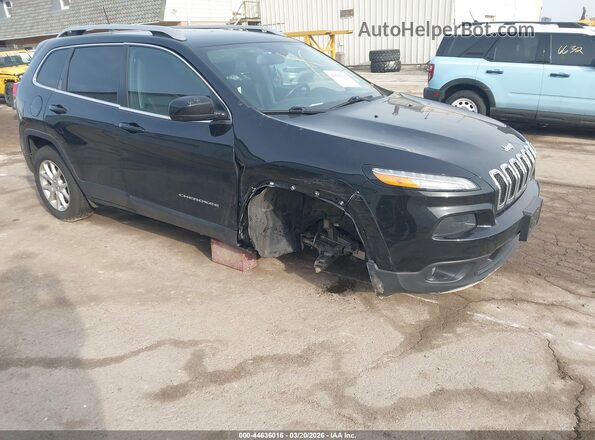 1C4PJMCB6JD572359 2018 JEEP CHEROKEE Черный Передняя правая четверть