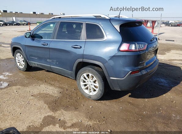1C4PJMCB7KD433102 2019 JEEP CHEROKEE Синий Задняя левая четверть
