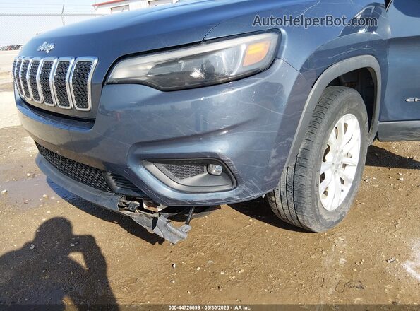 1C4PJMCB7KD433102 2019 JEEP CHEROKEE Синий Вид спереди