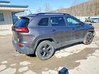 2018 Jeep Cherokee Latitude Угольный vin: 1C4PJMCBXJD575605