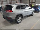 2016 Jeep Cherokee Latitude Silver vin: 1C4PJMCS6GW278991