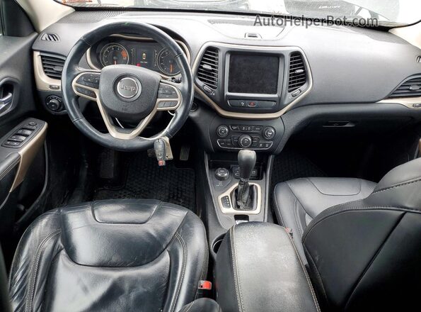 1C4PJMCS8HW597116 2017 JEEP CHEROKEE Черный Вид панели приборов