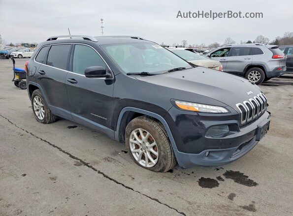 1C4PJMCS8HW597116 2017 JEEP CHEROKEE Черный Передняя правая четверть