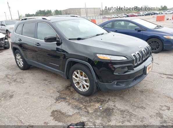 1C4PJMCS8HW605229 2017 JEEP CHEROKEE Черный Передняя правая четверть