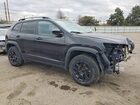 2022 Jeep Cherokee Latitude Черный vin: 1C4PJMCX7ND549965