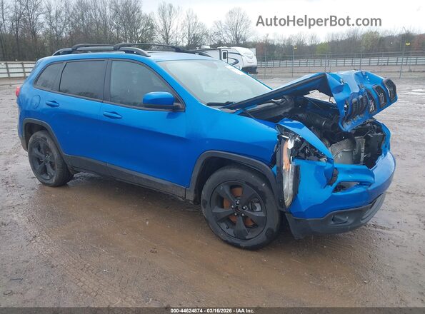 1C4PJMDB0JD617133 2018 JEEP CHEROKEE Синий Передняя правая четверть