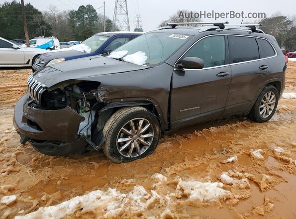 1C4PJMDB4GW279023 2016 JEEP CHEROKEE Угольный Передняя левая четверть