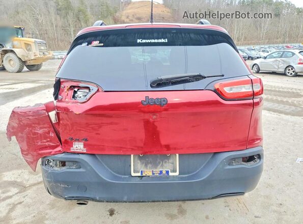 1C4PJMDB7GW314993 2016 JEEP CHEROKEE Красный Вид сзади