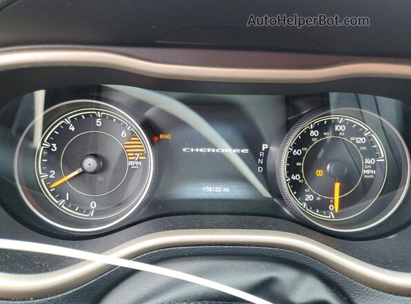 1C4PJMDB7GW314993 2016 JEEP CHEROKEE Красный Вид щитка приборов