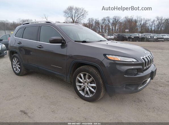1C4PJMDB9JD551200 2018 JEEP CHEROKEE Серый Передняя правая четверть