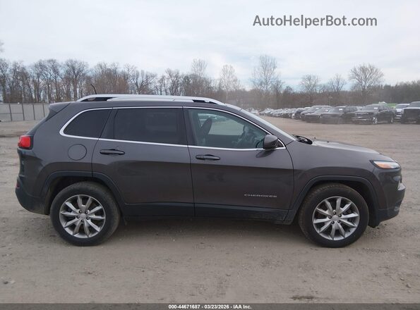 1C4PJMDB9JD551200 2018 JEEP CHEROKEE Серый Вид задней части салона