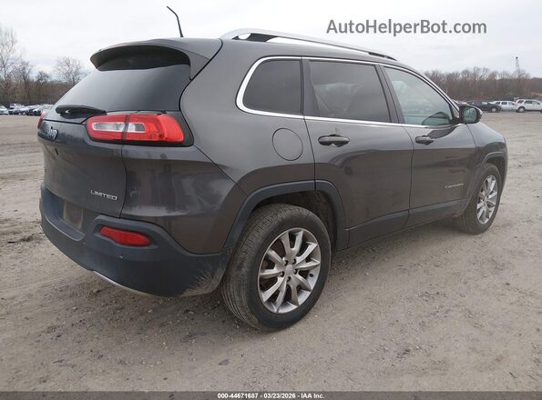 1C4PJMDB9JD551200 2018 JEEP CHEROKEE Серый Задняя правая четверть