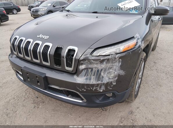 1C4PJMDB9JD551200 2018 JEEP CHEROKEE Серый Вид спереди