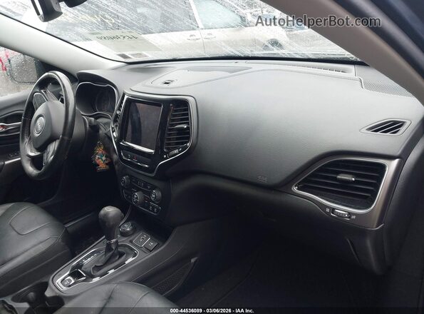 1C4PJMDN5LD618369 2020 JEEP CHEROKEE Синий Вид салона спереди