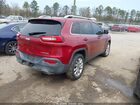 2016 Jeep Cherokee Limited Бордовый vin: 1C4PJMDSXGW169366