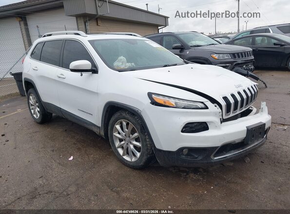 1C4PJMDSXGW174986 2016 JEEP CHEROKEE Белый Передняя правая четверть