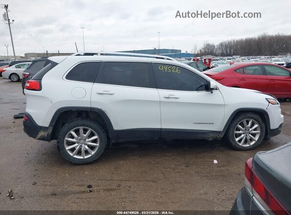 1C4PJMDSXGW174986 2016 JEEP CHEROKEE Белый Вид задней части салона