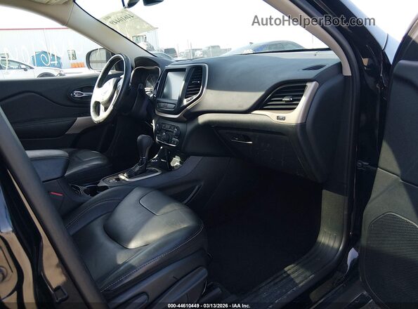 1C4PJMDX0JD515181 2018 JEEP CHEROKEE Черный Вид салона спереди