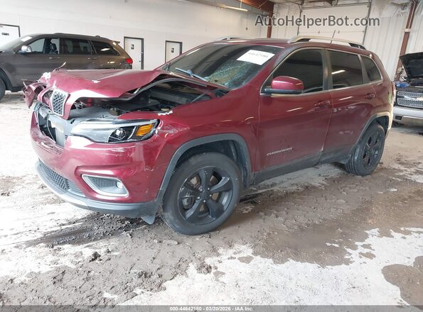 1C4PJMDX2KD230032 2019 JEEP CHEROKEE Красный Передняя левая четверть