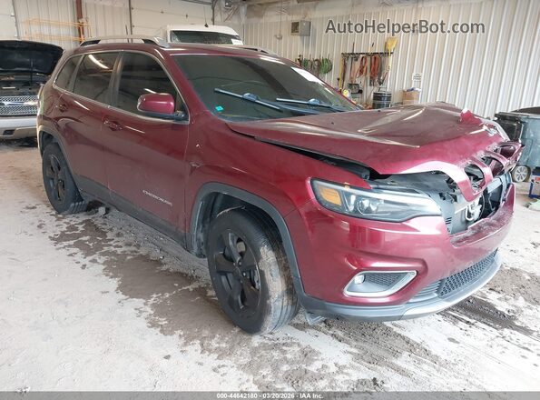 1C4PJMDX2KD230032 2019 JEEP CHEROKEE Красный Передняя правая четверть
