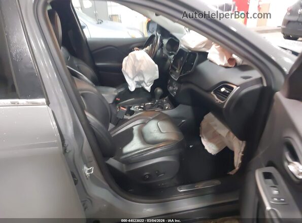 1C4PJMDX2LD588331 2020 JEEP CHEROKEE Gray Widok wnętrza z przodu
