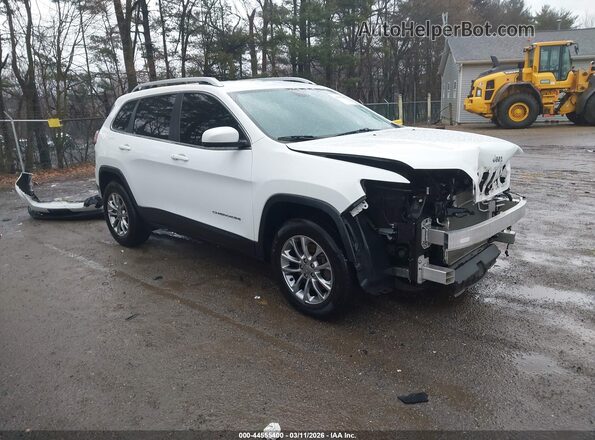 1C4PJMLB0KD237499 2019 JEEP CHEROKEE Белый Передняя правая четверть