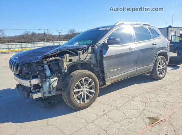 1C4PJMLNXKD211017 2019 JEEP CHEROKEE Gray Vista tres cuartos delantera izquierda