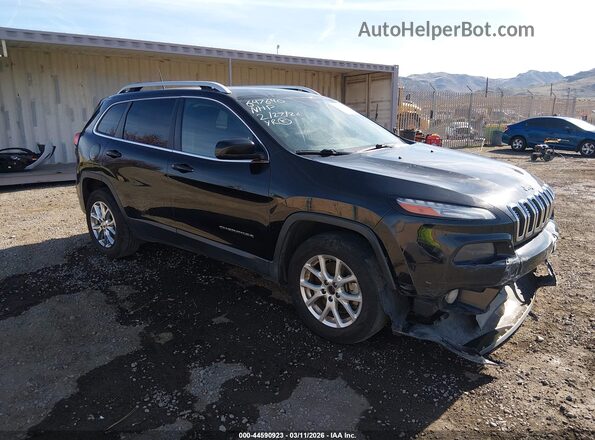 1C4PJMLX8JD604143 2018 JEEP CHEROKEE Черный Передняя правая четверть