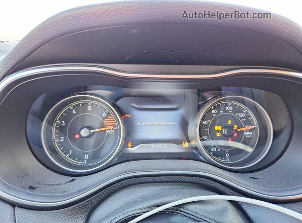 1C4PJMMB8PD103698 2023 JEEP CHEROKEE White ხელსაწყოთა პანელის ხედი