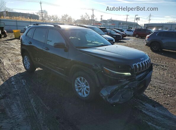 1C4PJMMN3ND543349 2022 JEEP CHEROKEE Черный Передняя правая четверть