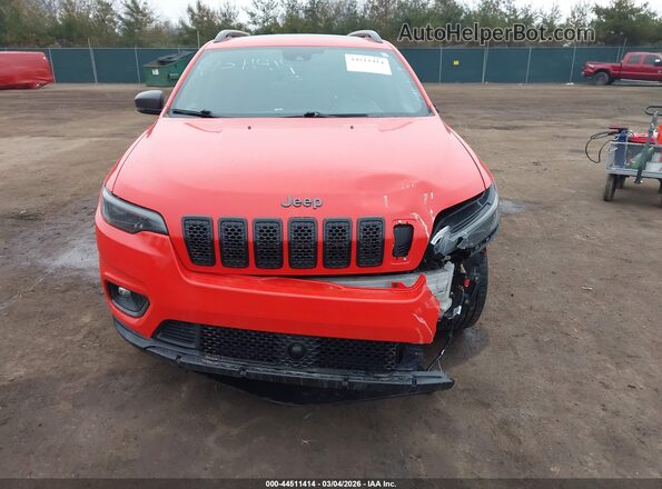 1C4PJMMX1MD217694 2021 JEEP CHEROKEE Оранжевый Вид щитка приборов