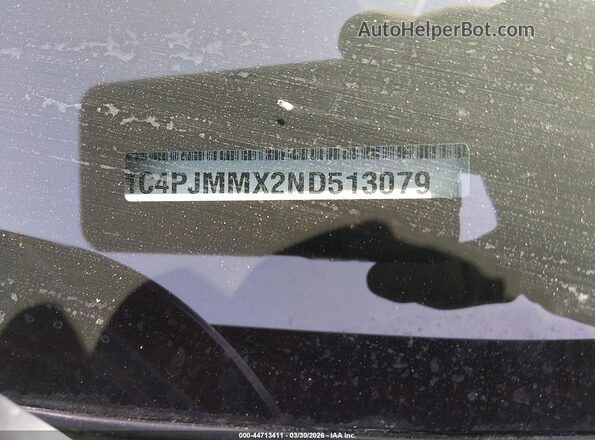 1C4PJMMX2ND513079 2022 JEEP CHEROKEE Черный Вид подкапотного пространства