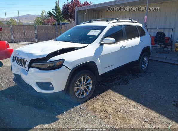 1C4PJMMX3MD222363 2021 JEEP CHEROKEE Белый Передняя левая четверть
