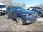 2021 Jeep Cherokee Latitude Lux 4x4 Blue vin: 1C4PJMMX6MD238959